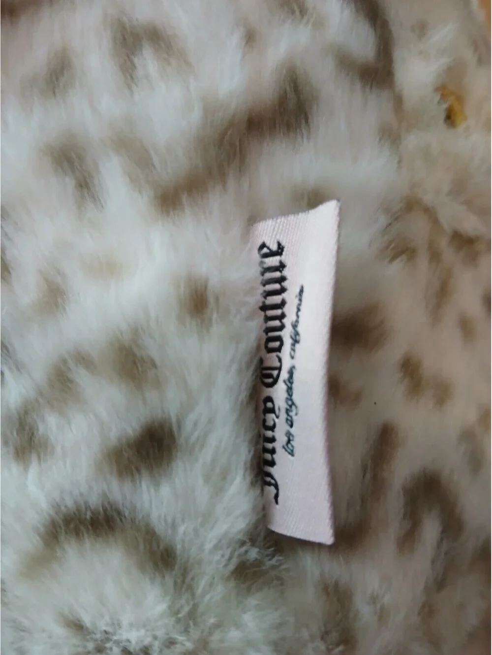 Juicy Couture Home Faux Fur Storage Basket Gold Heart Vanity Organizer NWT